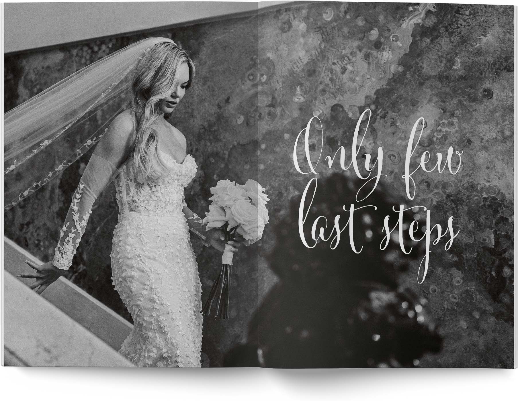 luxury wedding album magazine style london and dylan 21