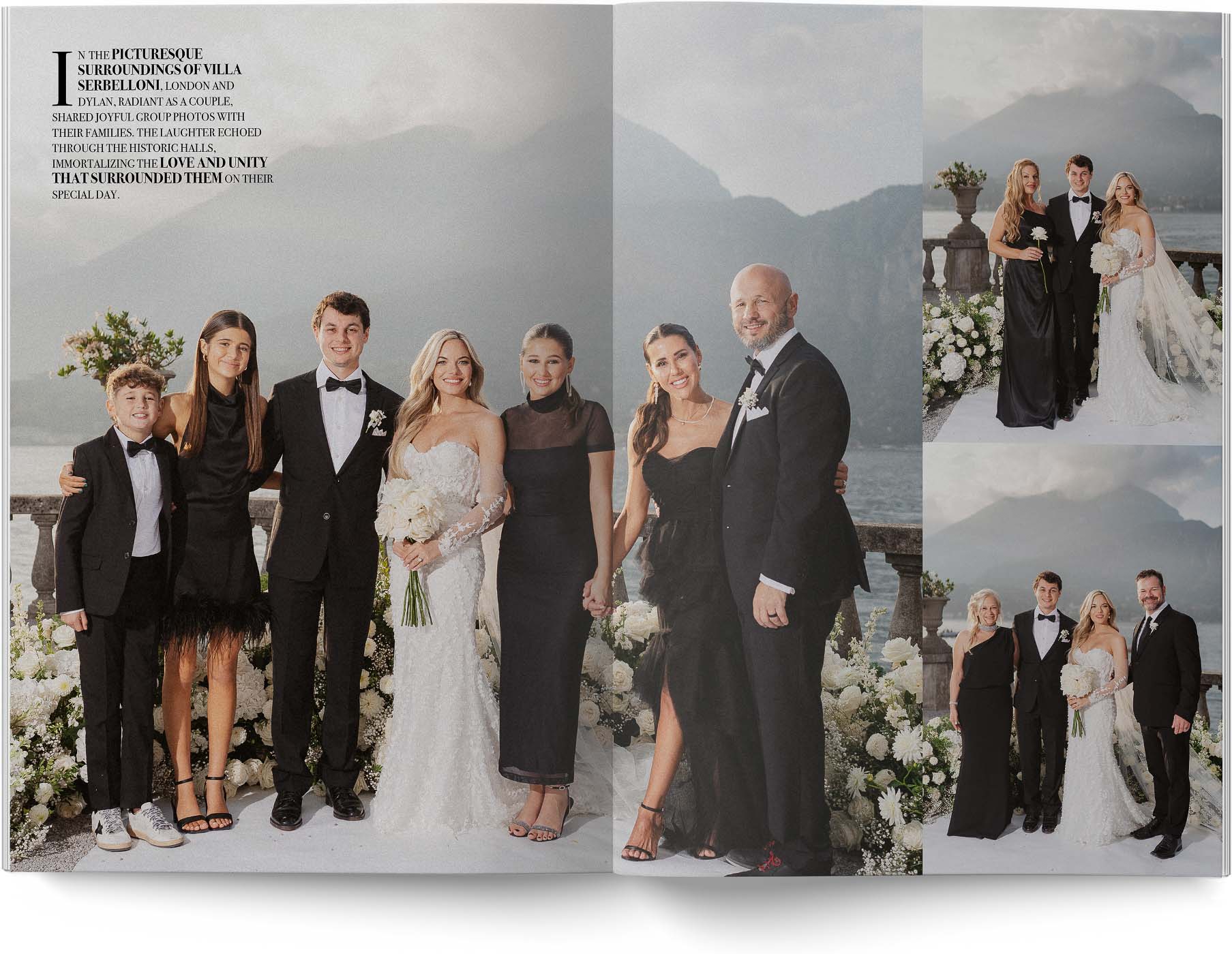 luxury wedding album magazine style london and dylan 26