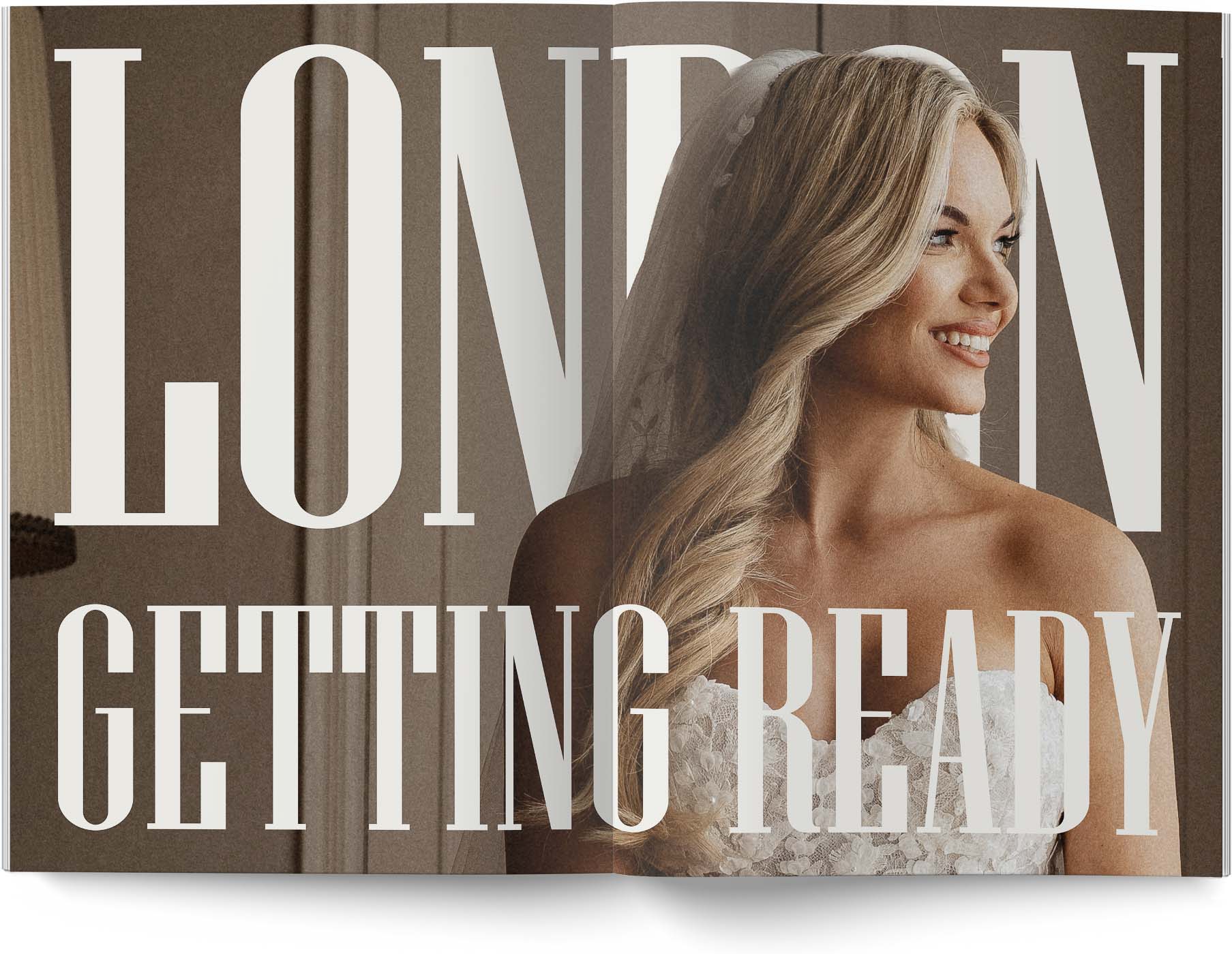luxury wedding album magazine style london and dylan 8